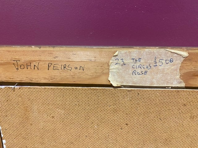 John Peirson, Oil Painting, Original, Signed, Dated, 1998, The Circus Rose, - 8