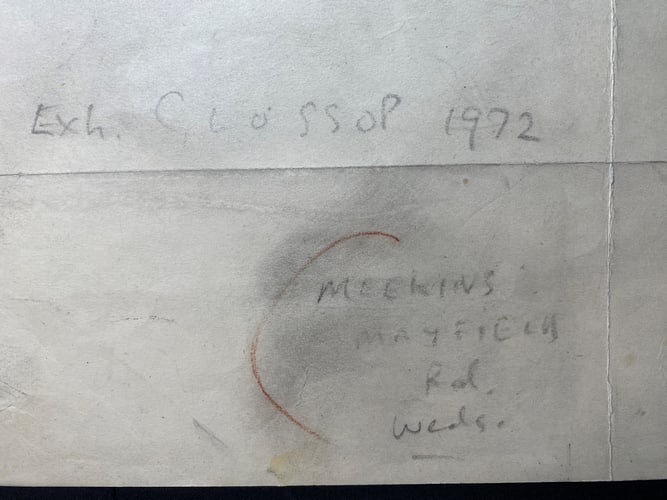 Laurence Stephen Lowry, 1957, Original, Drawing, Hand Signed, - 6