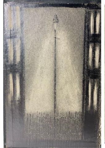 Lowry, 1959, Original, Drawing, Hand Signed, - 2