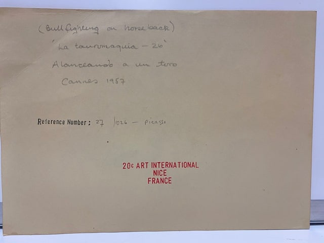 Picasso, Print, Original, Signed, - 3