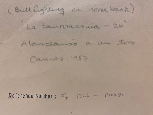 Picasso, Print, Original, Signed, - 4