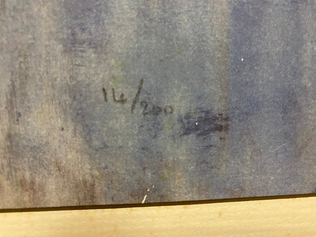 Tom Merrifield, Framed Limited Edition Print, Signed and Numbered. - 3