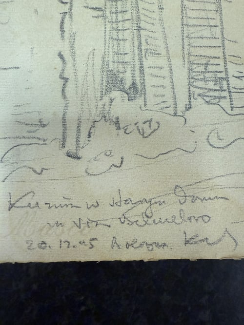 Original, Drawing, Rare, Hand Signed and dated, - 3