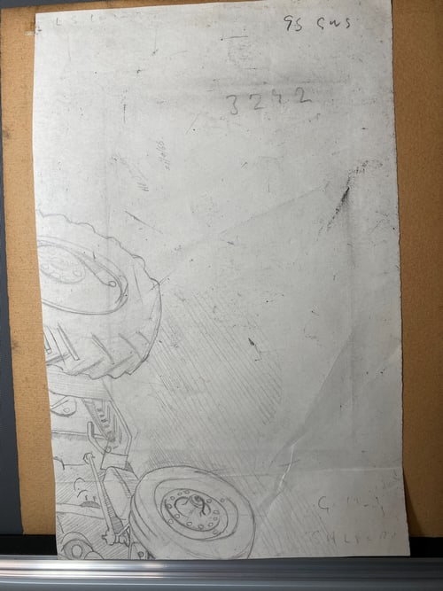 Lowry, 1960's Original, Drawing, Hand Signed, - 3