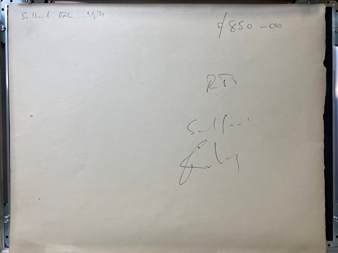 Laurence Stephen Lowry, 1969, Original, Drawing, Hand Signed, - 3