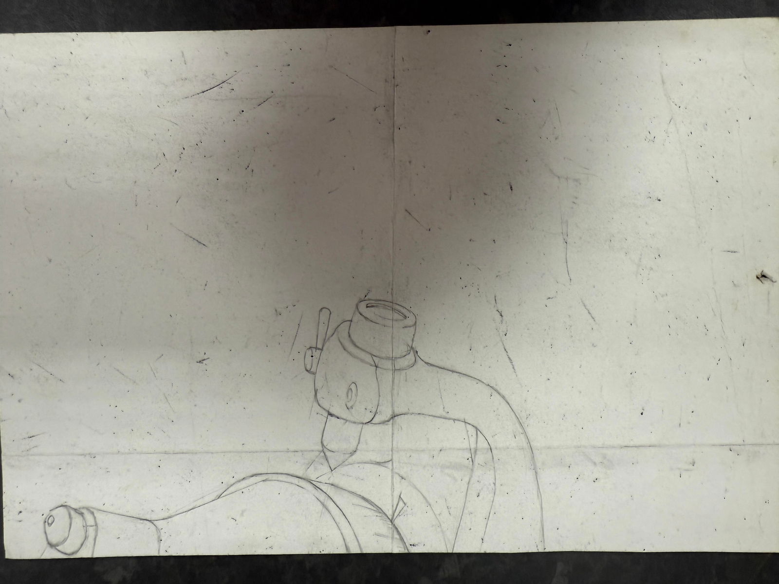 Laurence Stephen Lowry, 1961, Original, Drawing, Rare, Hand Signed and dated, - 3