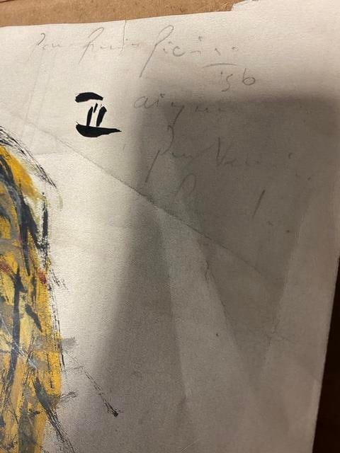 Picasso, Original, Signed And Dated, - 7