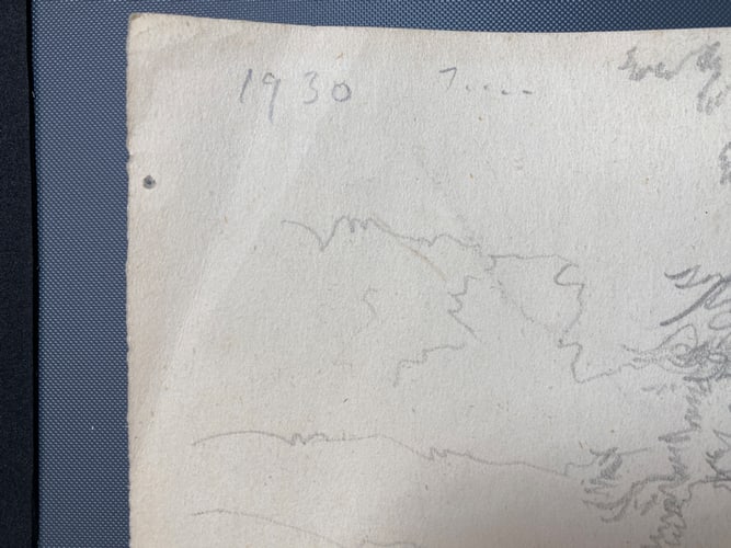 Laurence Stephen Lowry, 1930, Original, Drawing, Hand Signed, Rare,95 years Old, - 8