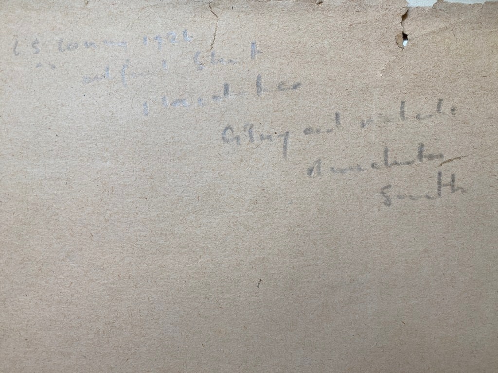 Lowry, “Lost Treasure", Hand Signed, 1926, Original, Drawing,99 years old. - 3