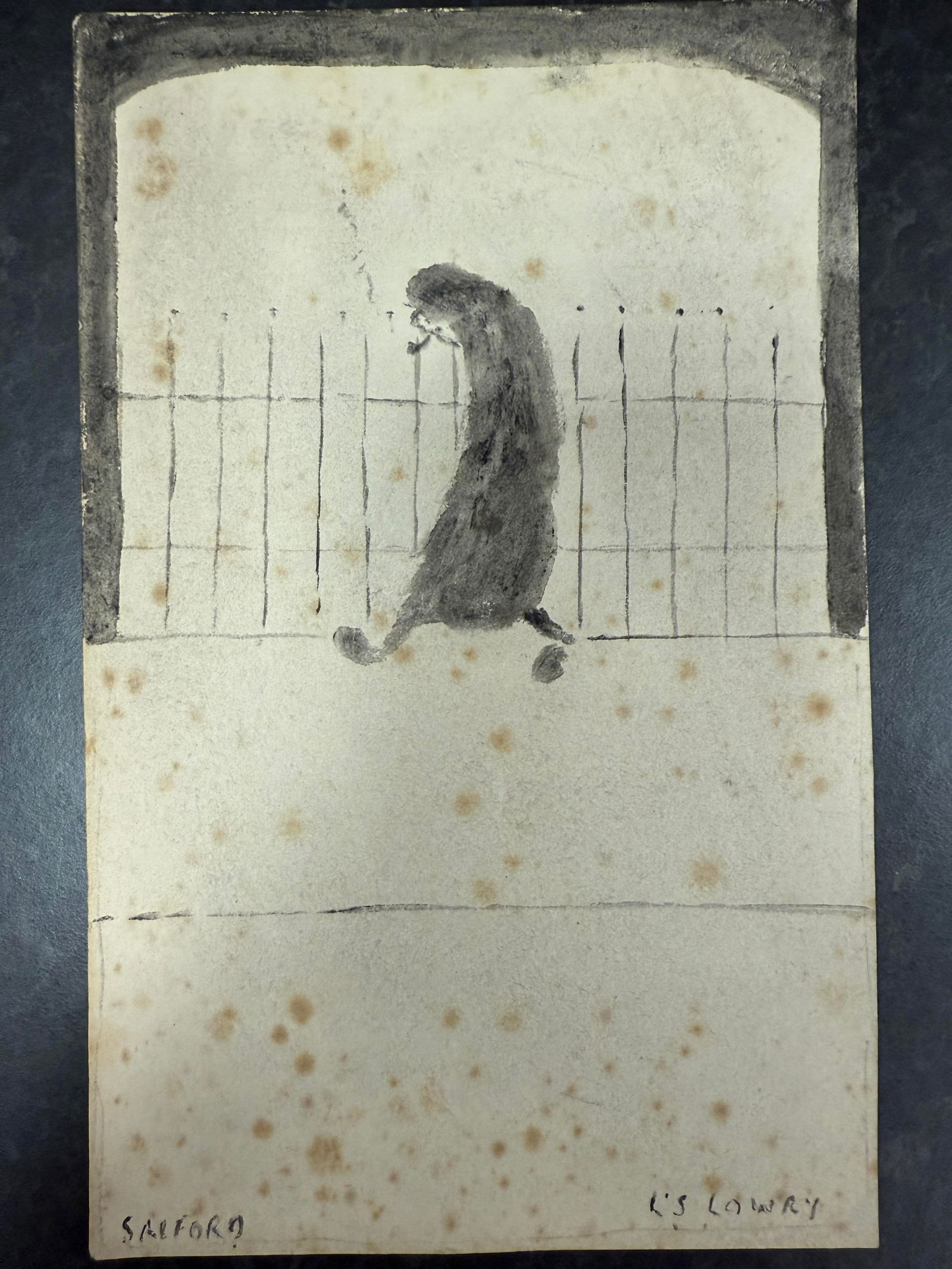 Laurence Stephen Lowry, 1951, Original, Drawing, Hand Signed,: Laurence Stephen Lowry, 1951, Lost Art Collections. L.S.Lowry “Lost Treasure” Part of the history of the artists Lowry As most of you know that full Provenance is