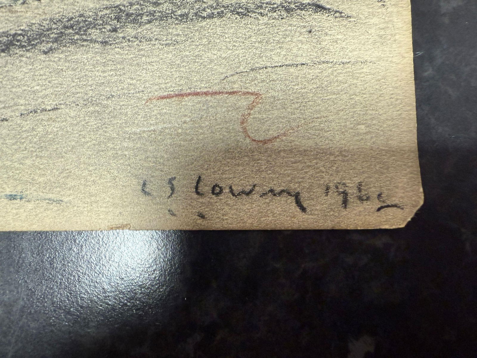 Lowry, 1962, Original, Drawing, Hand Signed, - 3