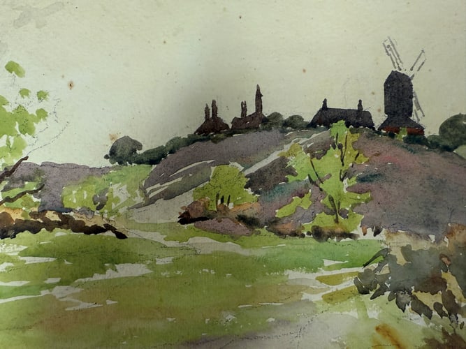 Original, Drawing, Rare, Hand Signed and dated, - 2