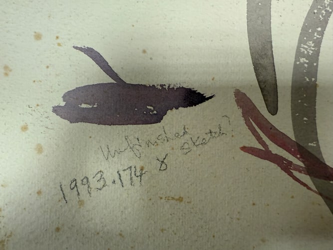 Original, Drawing, Rare, Hand Signed and dated, - 7