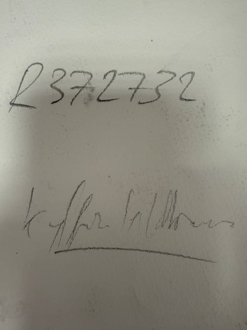 Original, Drawing, Rare, Hand Signed and dated, - 7