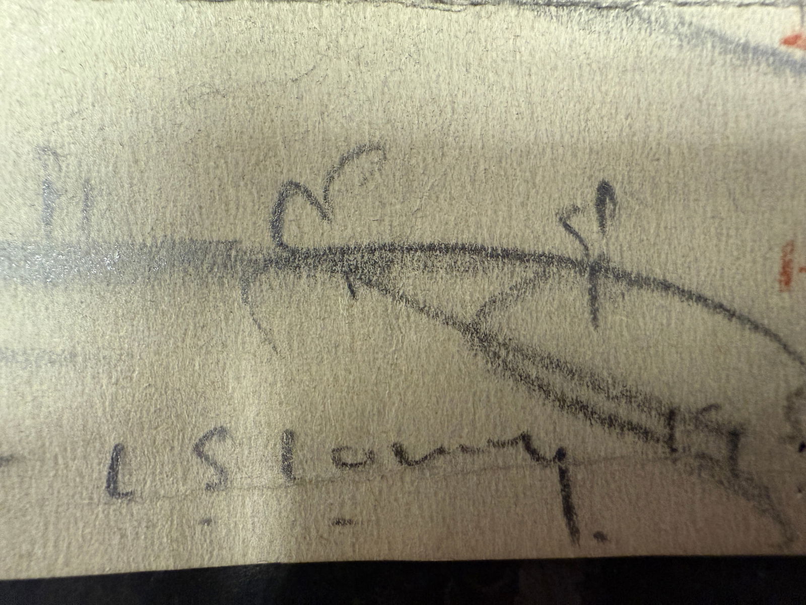 L.S.Lowry, Original, Drawing, Rare, Hand Signed and dated,1959 - 3