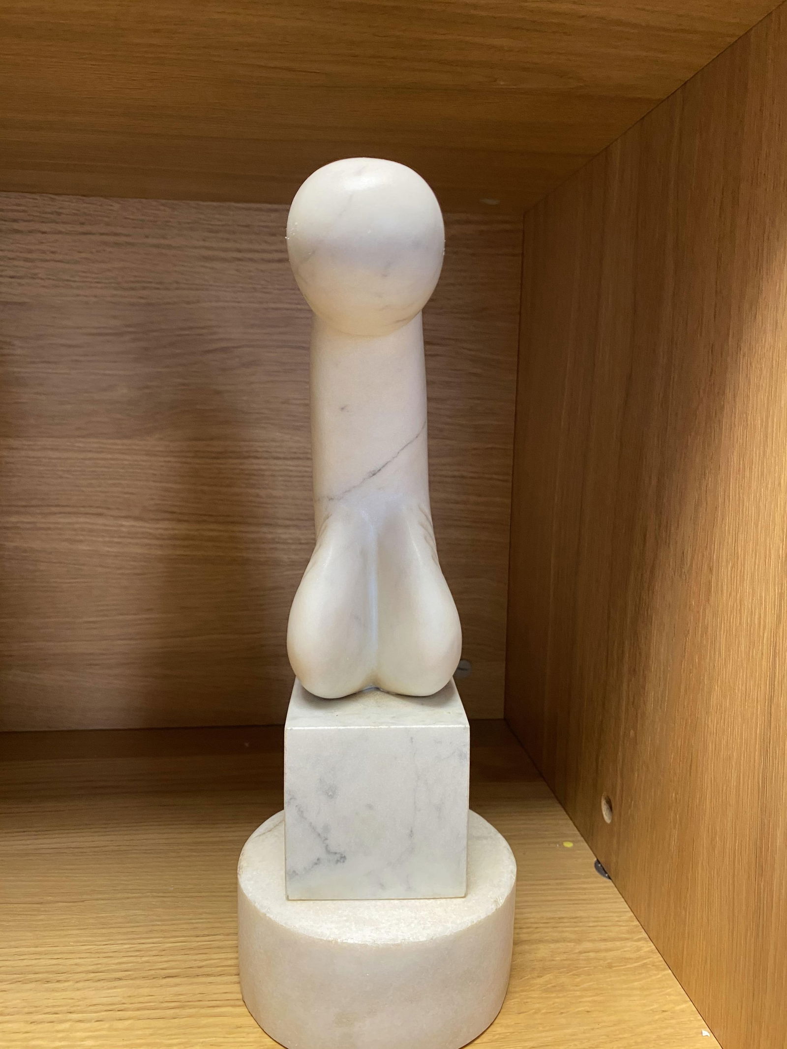 Constantin Brancusi (“In the manner of”) Marble Art Sculpture Signed And Dated 1943 - 2
