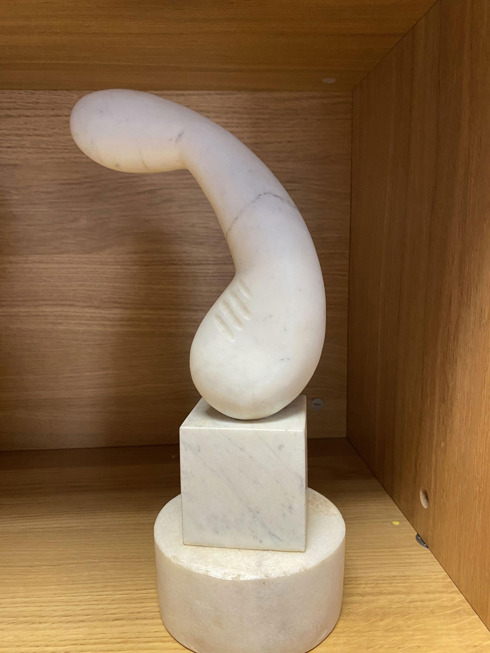 Constantin Brancusi (“In the manner of”) Marble Art Sculpture Signed And Dated 1943 - 3