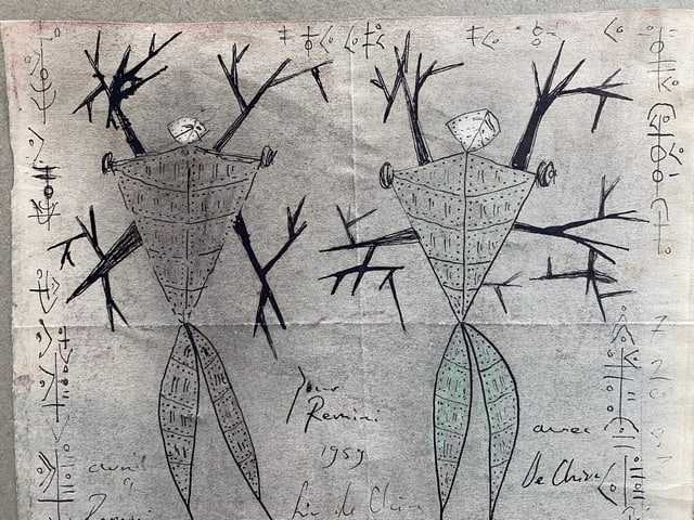 Picasso, Original Artwork, ink Drawing, Signed, - 4