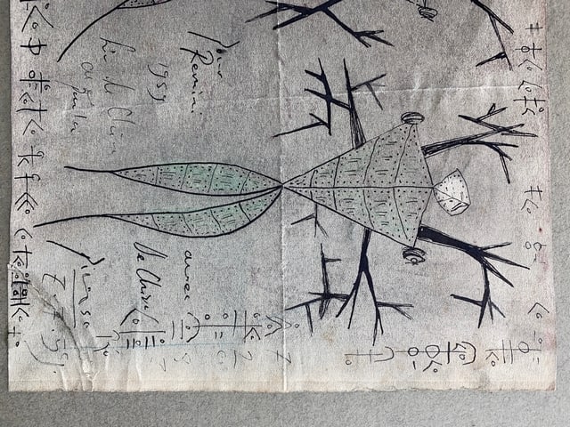 Picasso, Original Artwork, ink Drawing, Signed, - 8