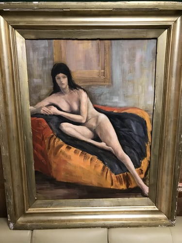 Original, “In the manner of” Oil Painting on Hardboard, Signed, (1 of 5)