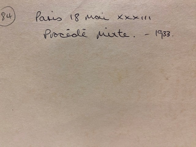 Picasso, Print, Original, Signed, Stamp, Seal, - 3