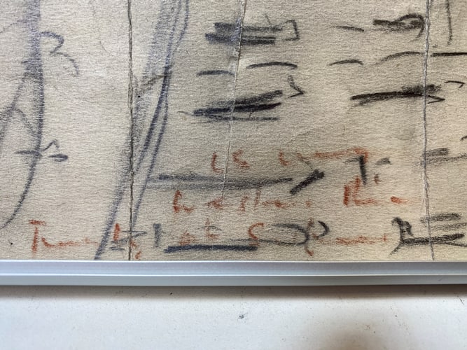 Laurence Stephen Lowry, 1958, Original, Drawing, Hand Signed, - 3