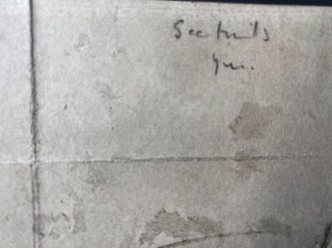 Laurence Stephen Lowry, 1960, Original, Drawing, Hand Signed, - 3