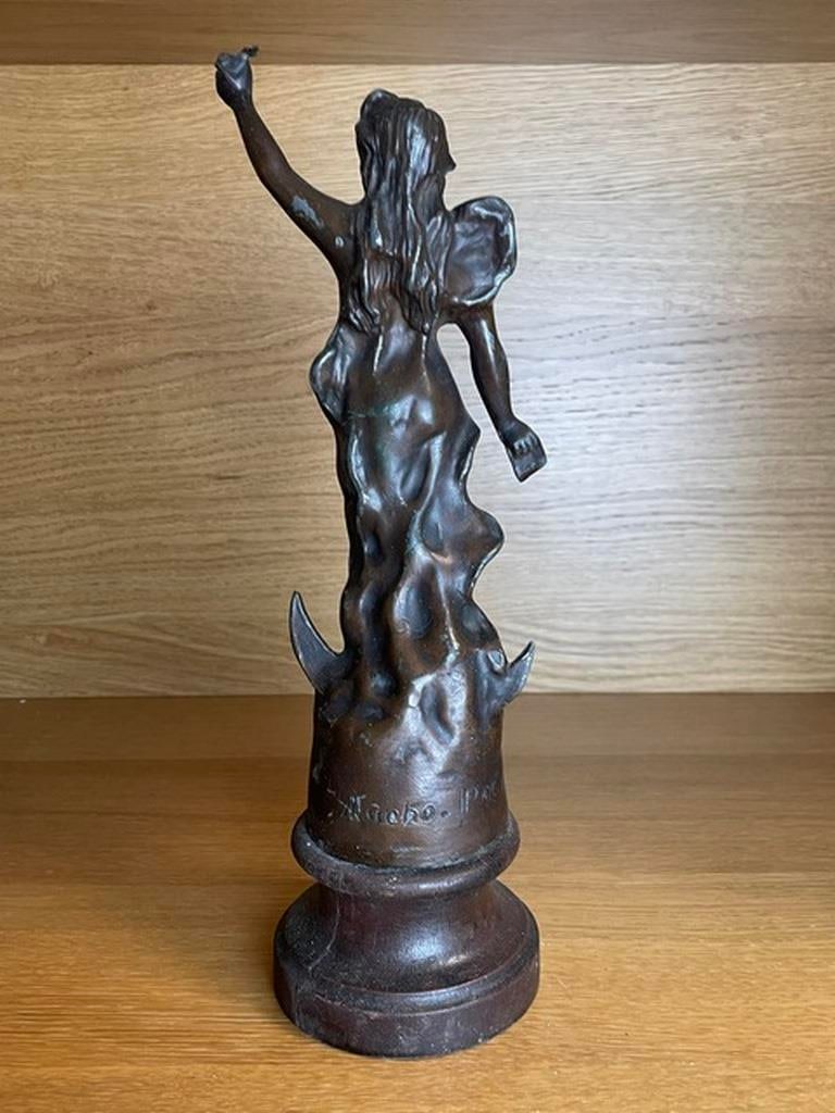 Lady Statue standing tall - 3