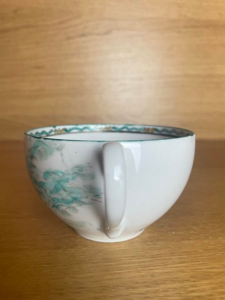 Collectable Art Handmade Painting Five Colours Porcelain Figure Bowl - 2