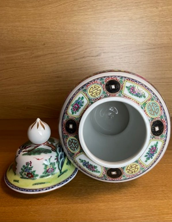 Large Chinese Ginger Jar Famille Rose - 4