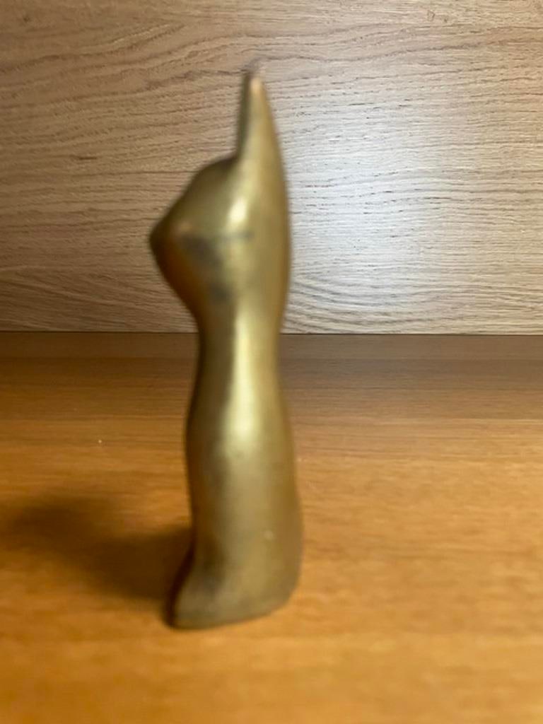Solid Brass Cat (W) - 2