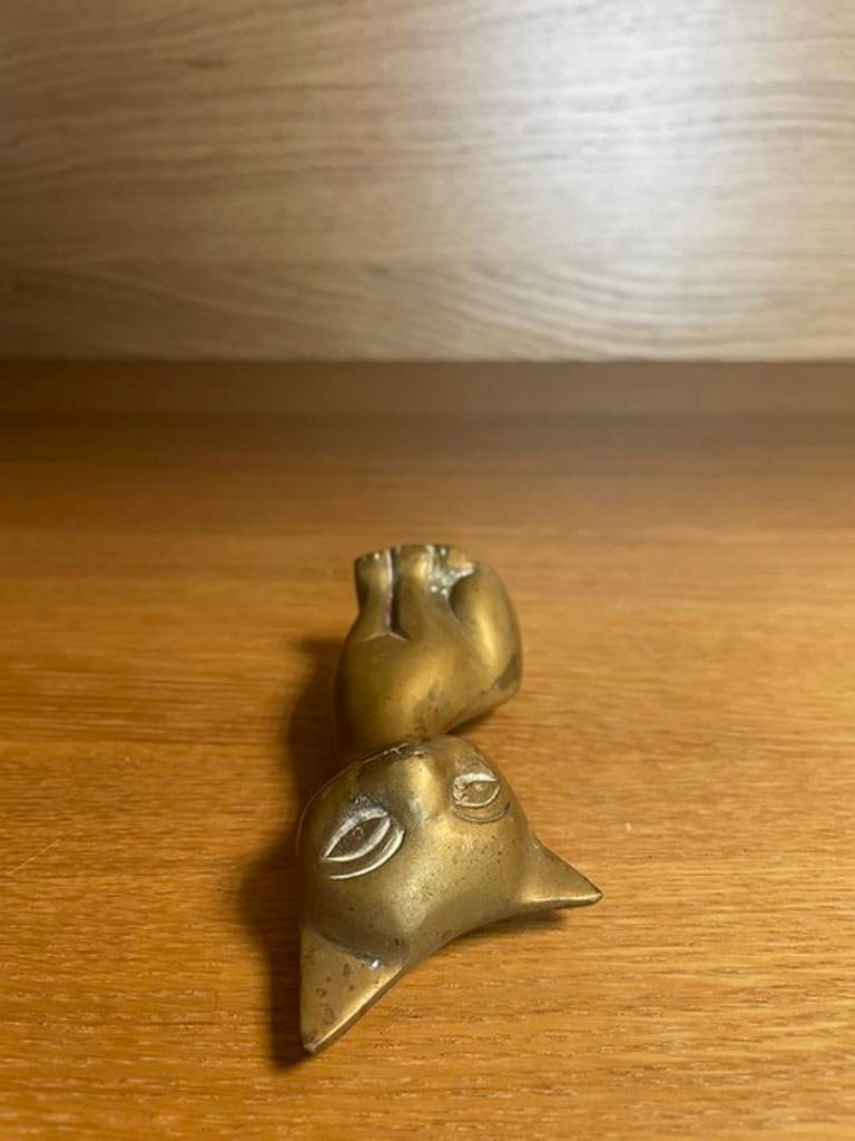 Solid Brass Cat (W) - 4