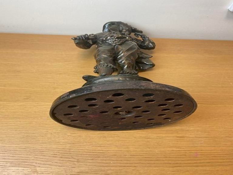 ANTIQUE CAST METAL COPPER CLAD DON JUAN 20â€ STATUE - 11
