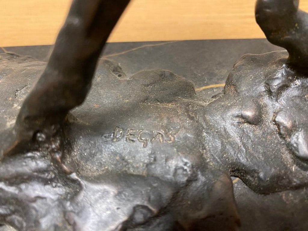 Horse with Head Lowered ' Date 1983, Degas Inscribed Middle of Base - Foundry Mark Stamped. Cire Per - 5