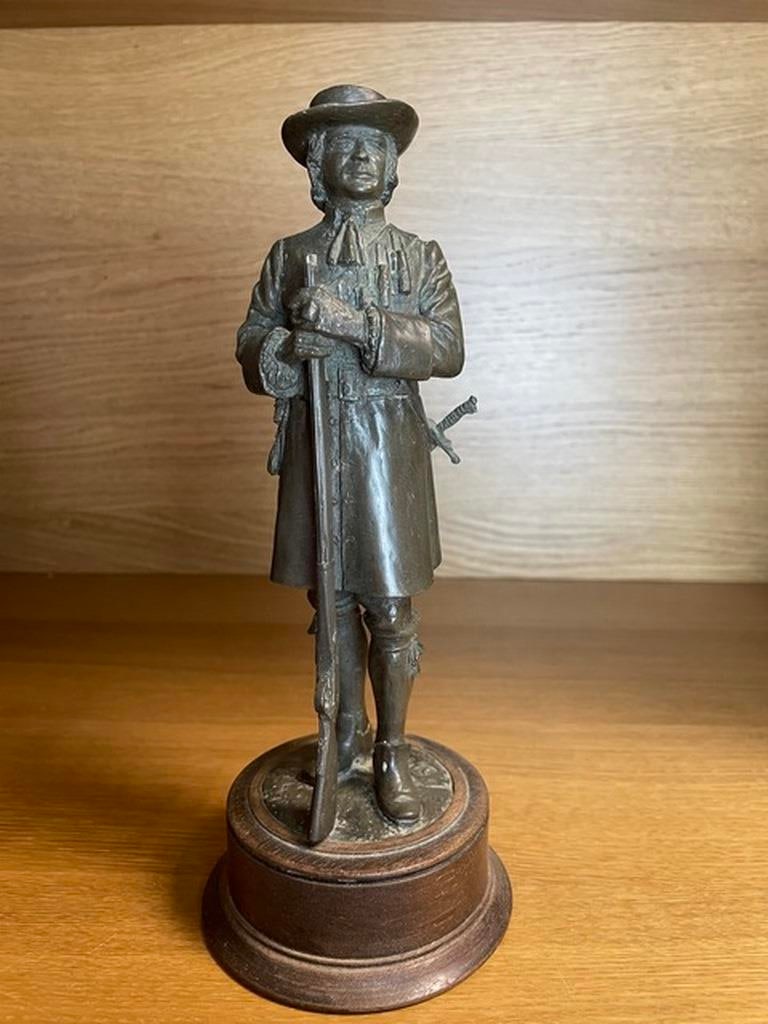 Lest We Forget: Commemorating the 100th Anniversary of World War One, depicting a Commonwealth Soldier on guard during the Winter of 1916-17.