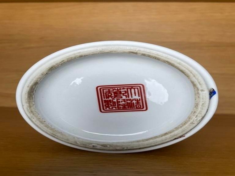 Oriental twin vases.Twin glazed vases in oriental style good for home decorating, gift, souvenir. - 5