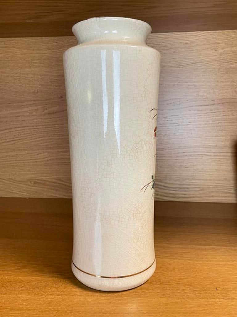 Antique Japanese Vase Beautifully Painted Piece, Check Markings & 12 - 2