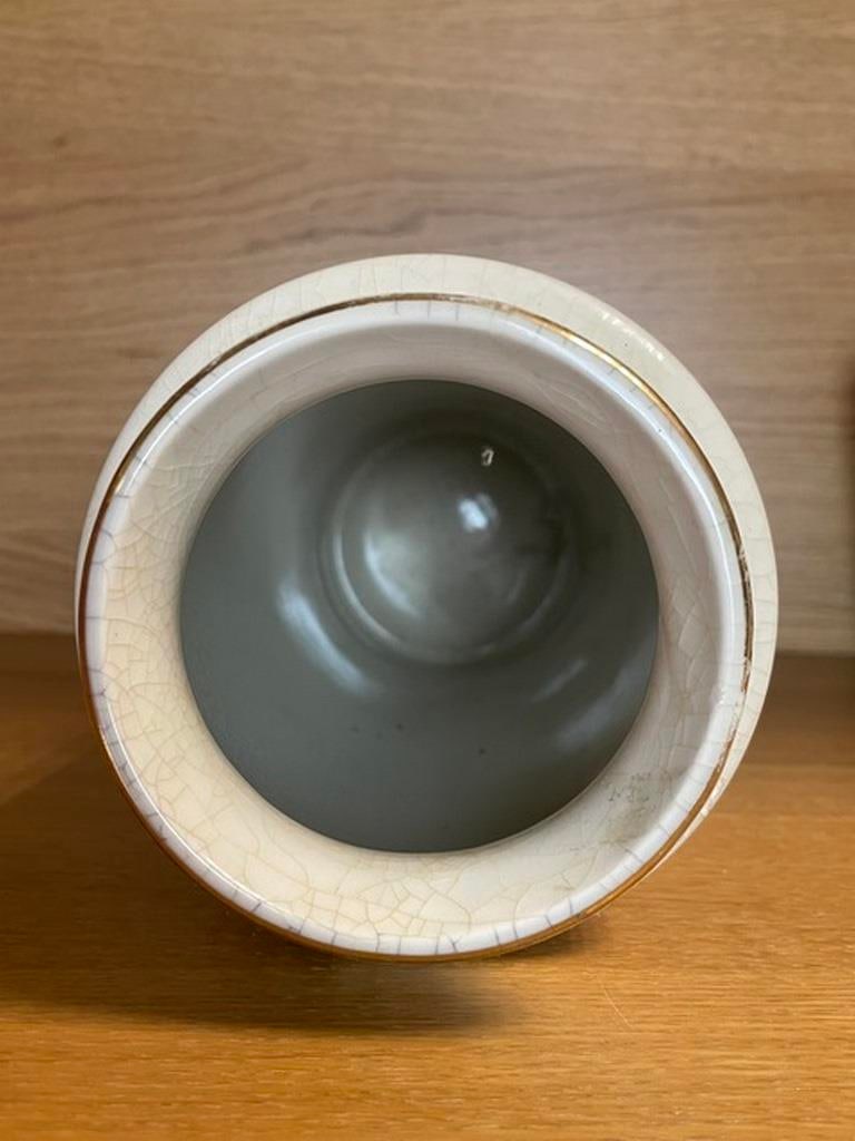 Antique Japanese Vase Beautifully Painted Piece, Check Markings & 12 - 4