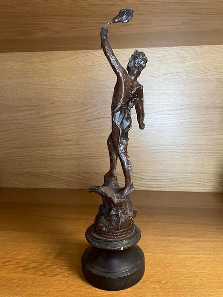 Firmin Bate, Antique Art Nouveau Bronze Candelabrum - 2