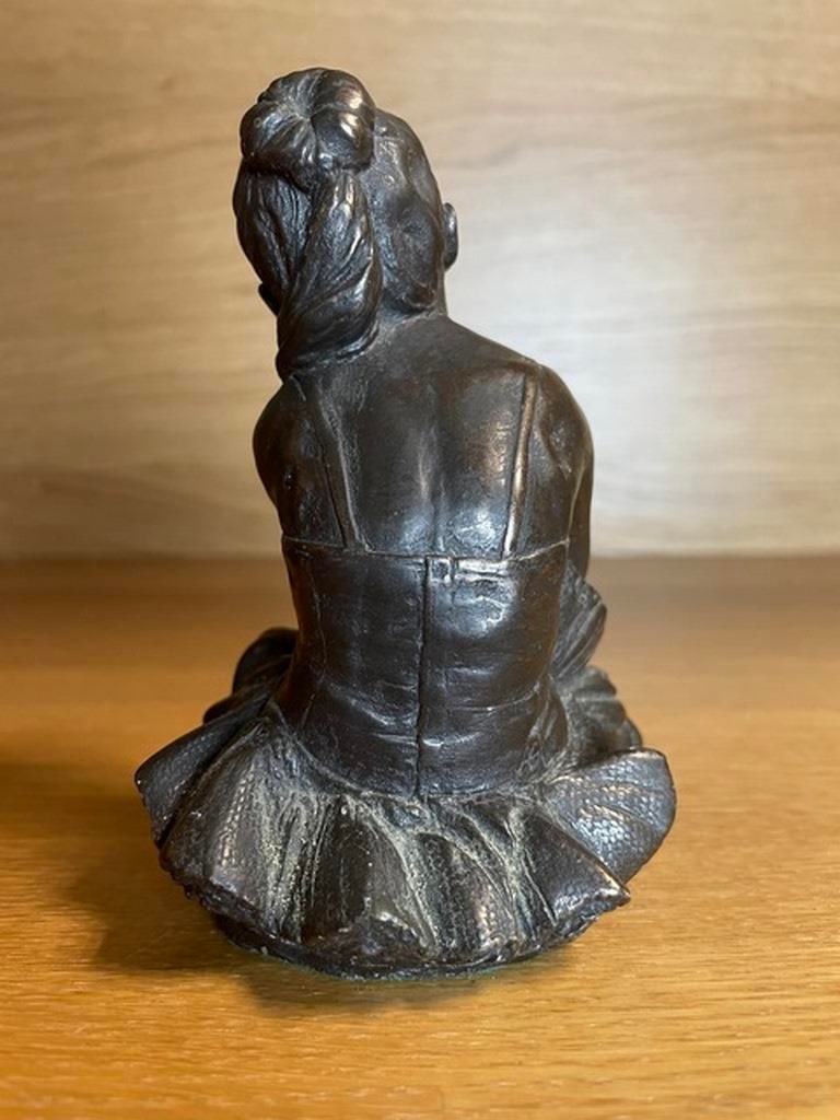 Little boy bronze sculpture - 3