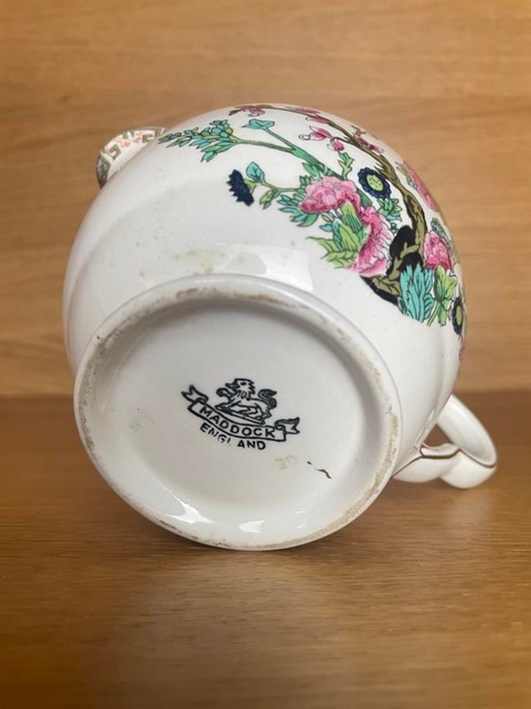 Attractive Vintage John Maddock Johnson Bros Indian Tree Pattered China Milk Jug - 6