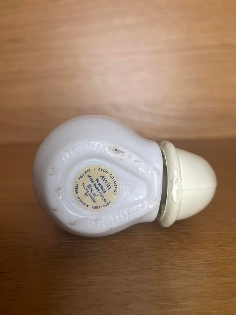 Vintage old Retro 1960's 70's After Shave lotion 60ml"""" Ceramic pipe blue and white - 5