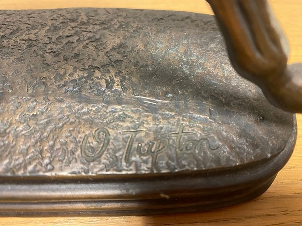 Cold Cast Bronze Sculpture, Jumping Horse and Rider - 6