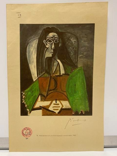 Picasso, Print, Original, Signed, Stamp, Seal, (1 of 4)