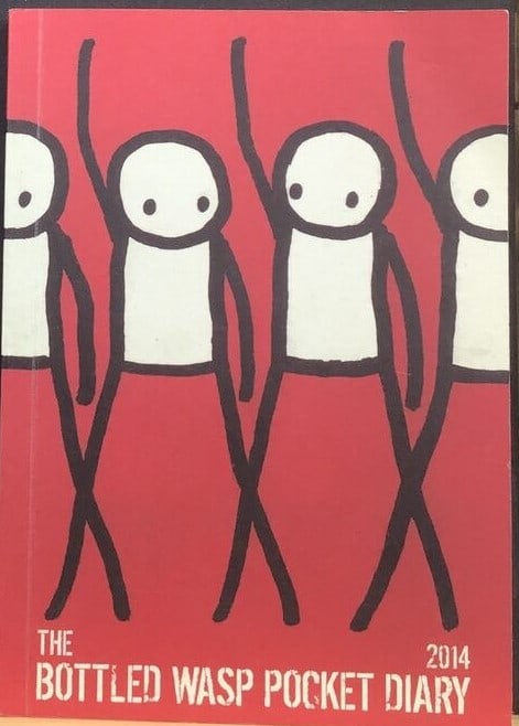 STIK, Hand Signed Book and Small Drawing,: STIK, Hand Signed Book and small Drawing inside the book, 