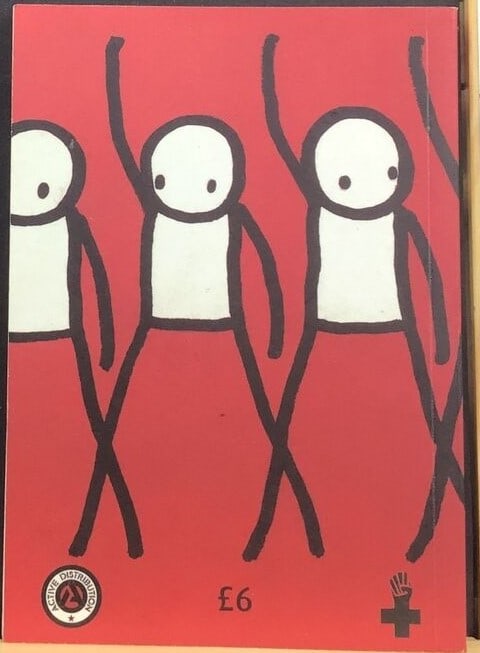 STIK, Hand Signed Book and Small Drawing, - 2
