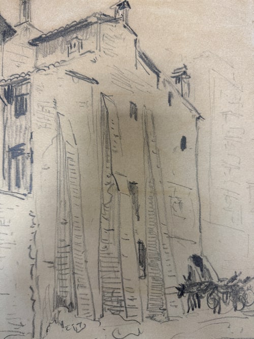 Original, Drawing, Rare, Hand Signed and dated, - 2