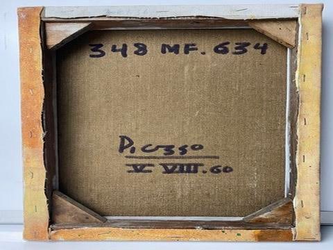 Picasso, (In the manner of) Original, rare art, Vintage, old painting, hand signed, - 5