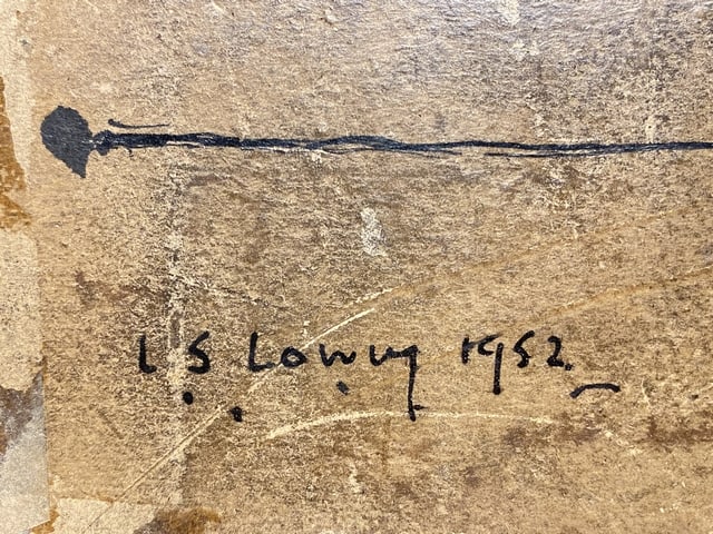 Lowry, 1952, Original, Drawing, Hand Signed, - 11