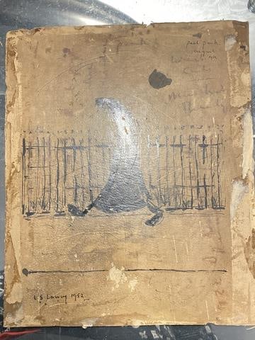 Lowry, 1952, Original, Drawing, Hand Signed, - 3